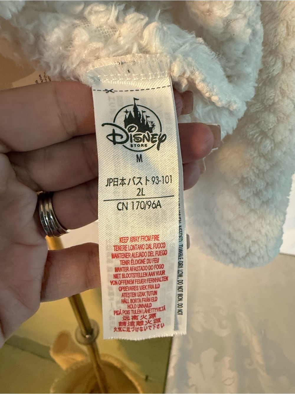 Disney Eeyore Sherpa Hoodie Pullover M I’d Rather Be In Bed Cozy Plush - Picture 7 of 13